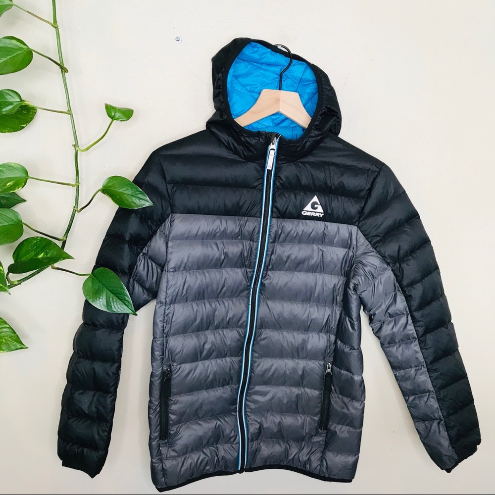 Gerry Boys Puffer Down Hooded Jacket Large 14/16